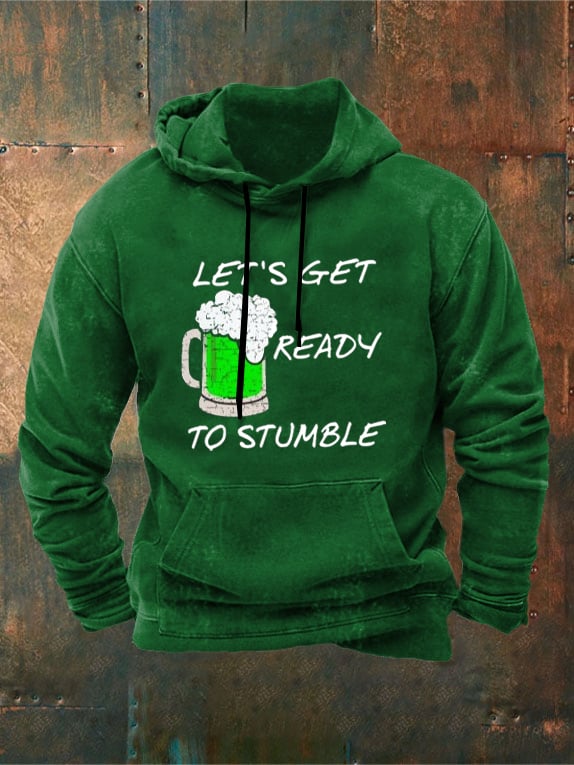 Men's St. Patrick's Day Printed Hoodie