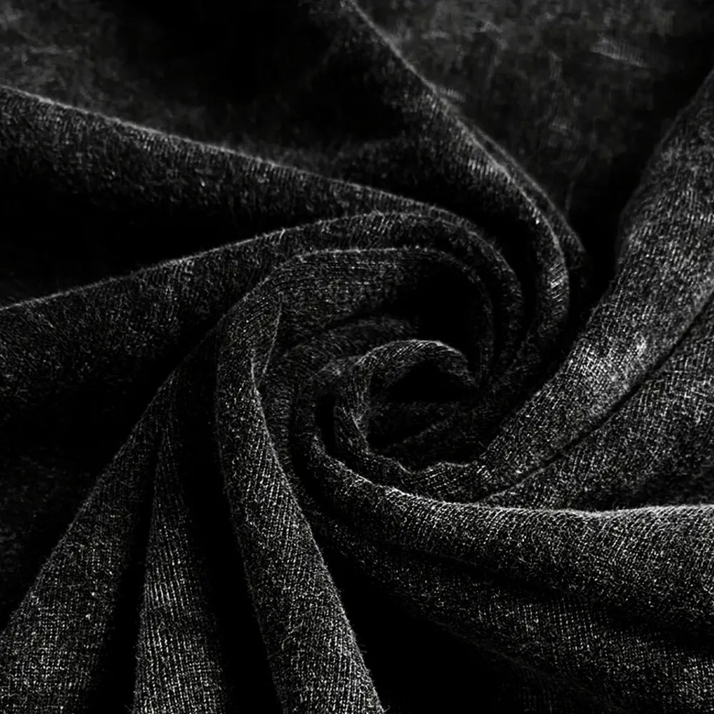 Unisex Colored Letters Printed Washed Tee