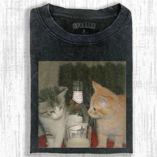 WACKY CAT  T-SHIRT