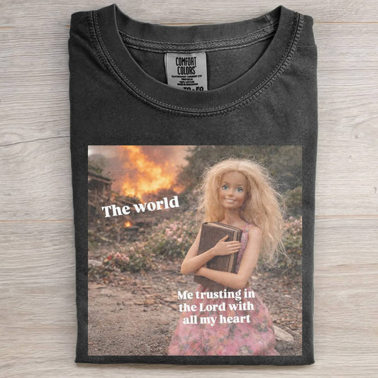 CHRISTIAN DOLL GIRL MEME TEE