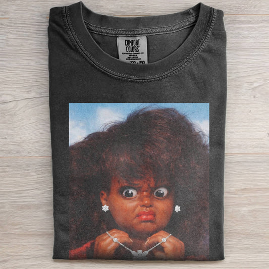 DOLL FACE MEME â€?BLACK GIRL WITH NECKLACE TEE