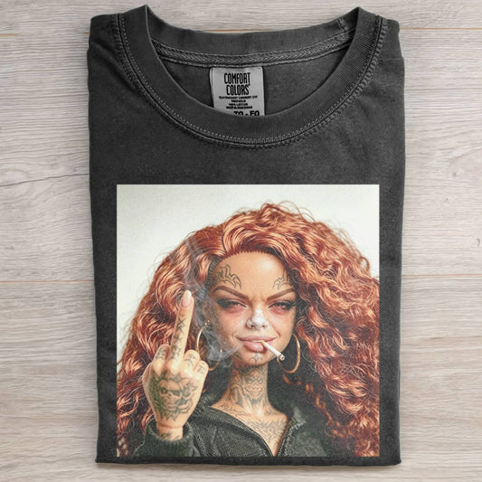 GANGSTER GRIL DOLL FUNNY MEME TEE