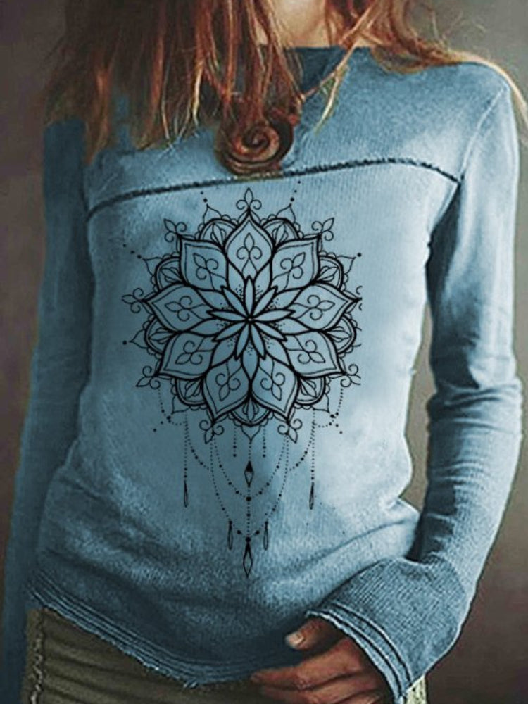 Mandala Totem Tribal PatchworkT Shirt