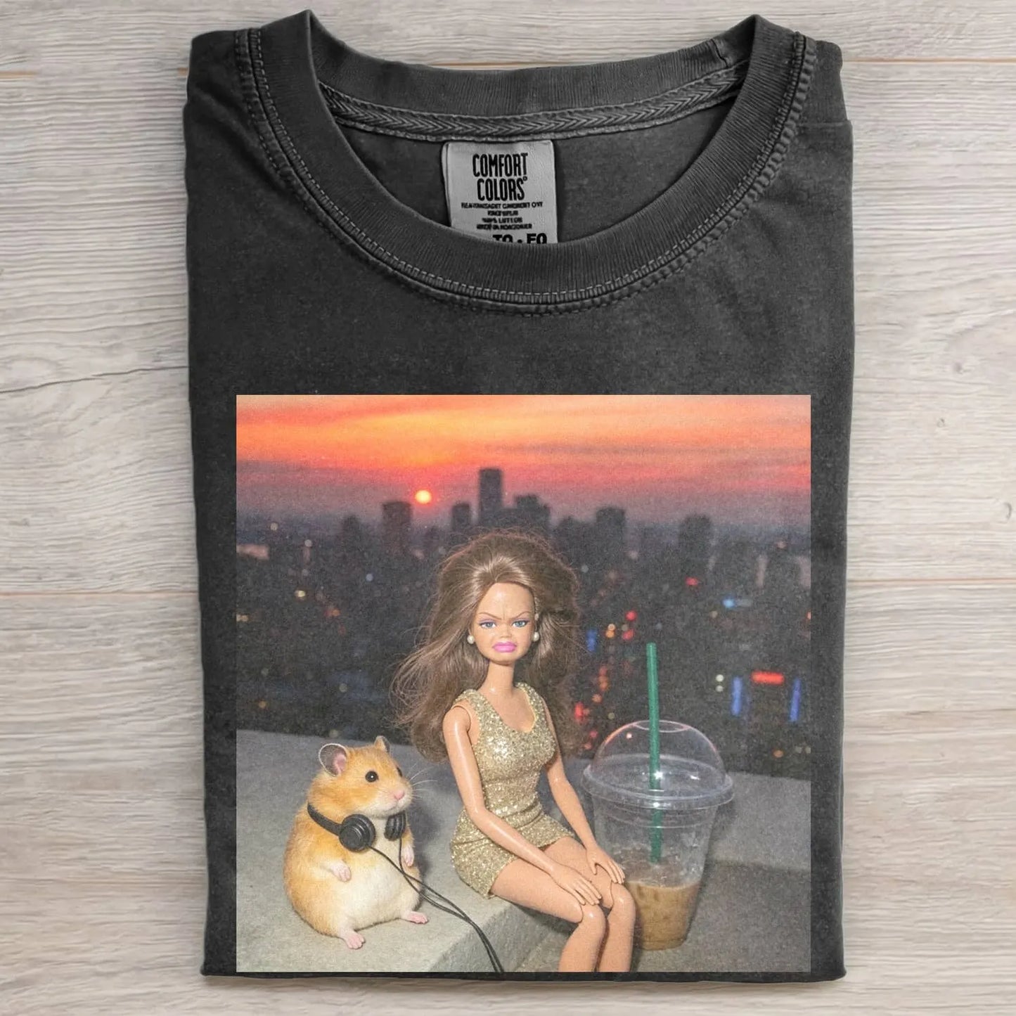 UNHINGED DOLL GIRL FUNNY MEME  TEE