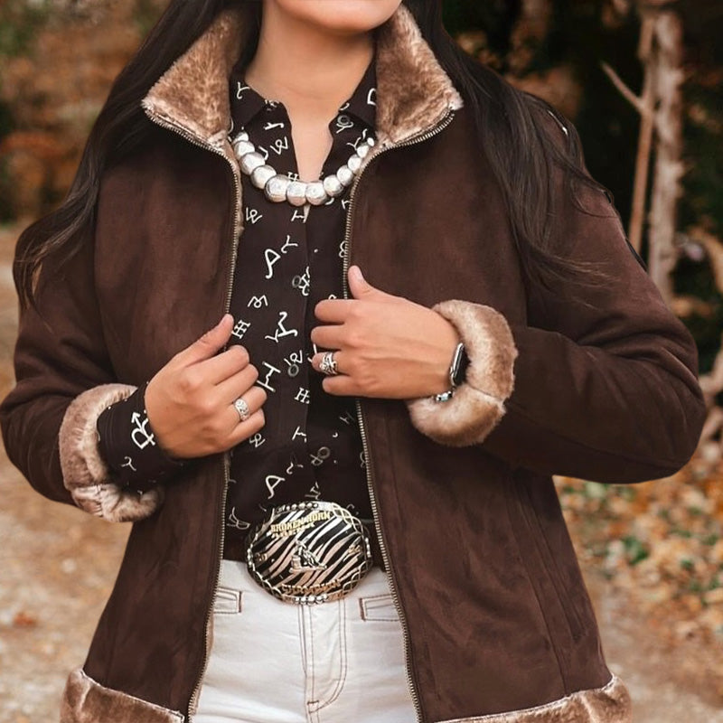 Western Vintage Suede Jacket