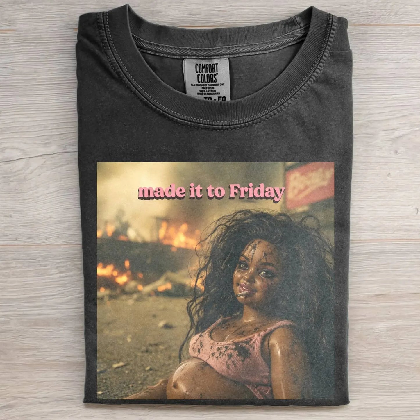 UNHINGED BBW DOLL GIRL FUNNY MEME TEE