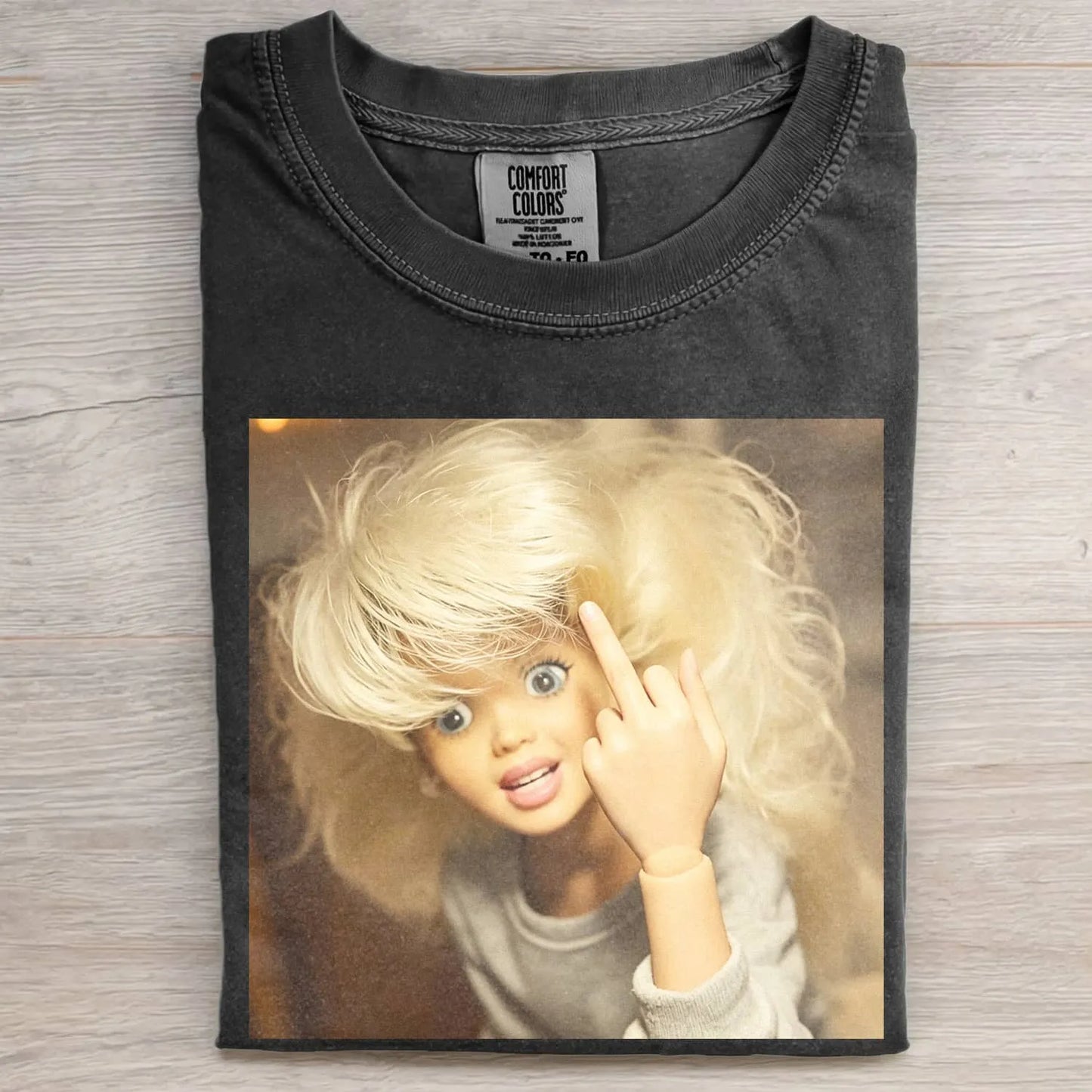 UNHINGED DOLL GIRL FUNNY MEME TEE
