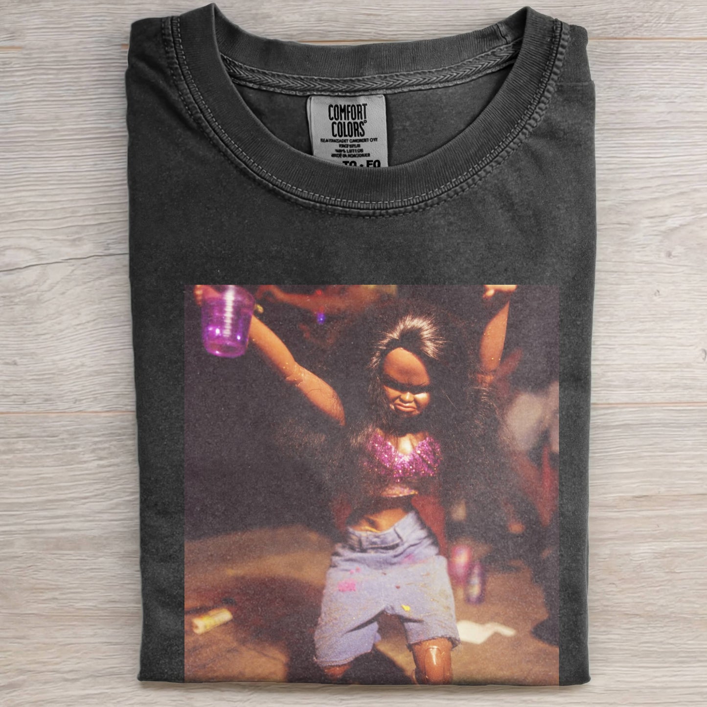 DOLL FACE BLACK DANCING TEE