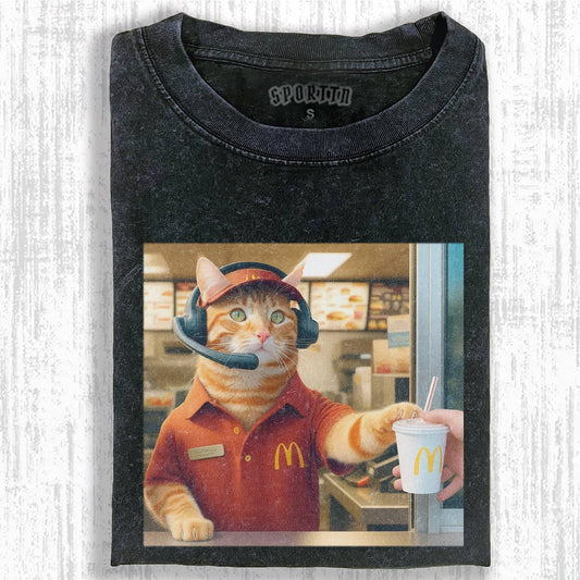 WACKY CAT  T-SHIRT