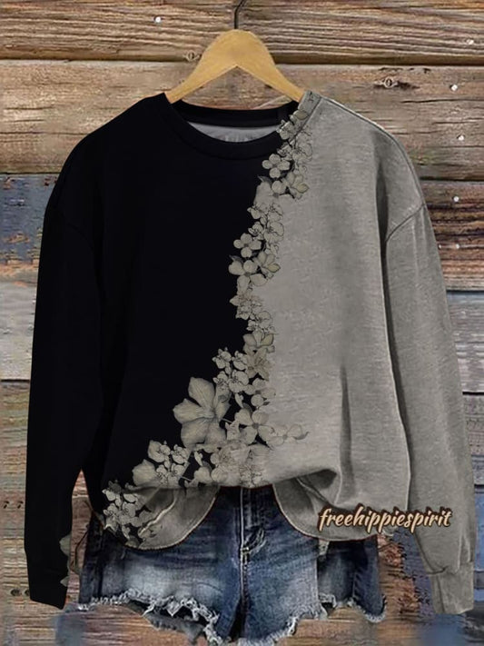 Vintage Pistil Print Sweatshirt