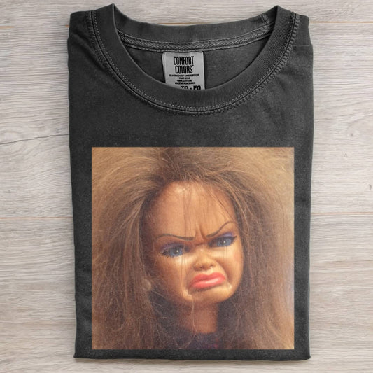 DOLL FACE MEME MOOD ICON TEE