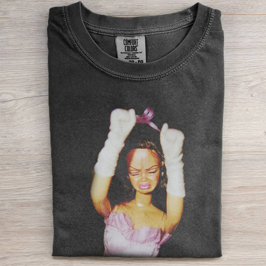 DOLL FACE MEME UNIMPRESSED TEE