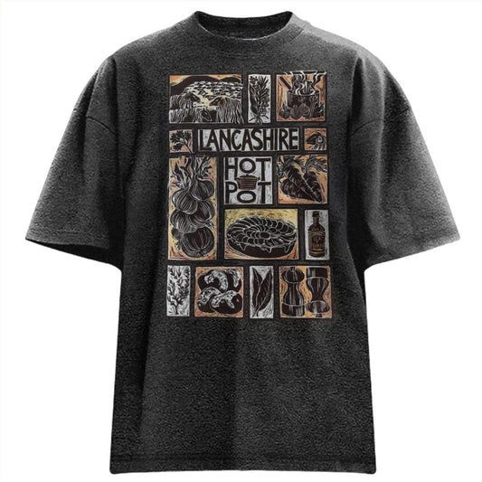 Unisex Lancashire Soup Prints Washed Tee