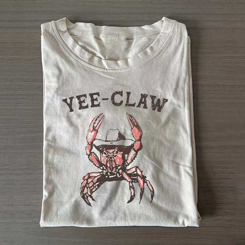 Yee Claw Yee Haw Crab T-Shirt