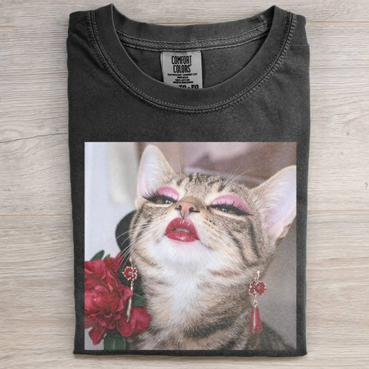 DIVA CAT FUNNY MEME T-SHIRT
