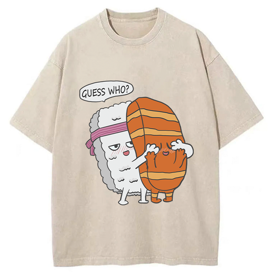 Guess Who I Am Washed T-Shirt