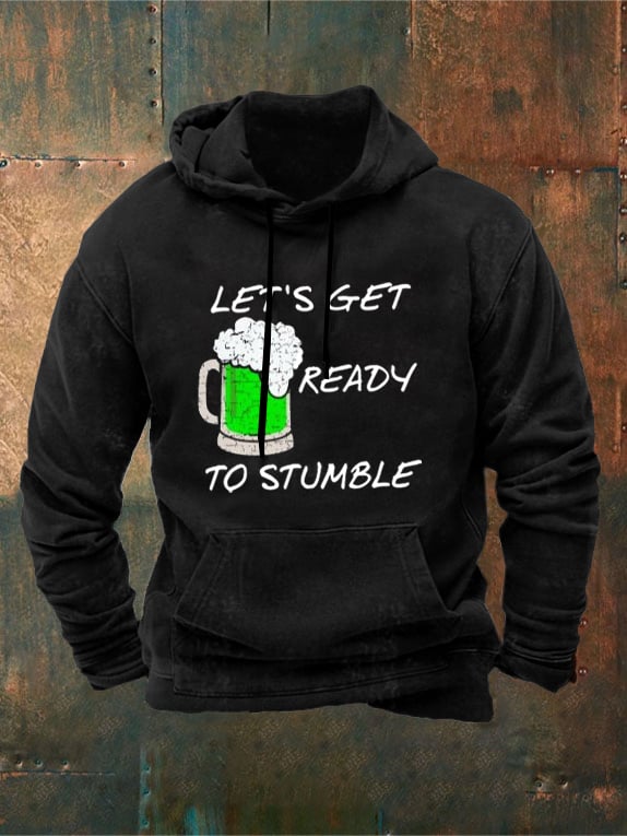 Men's St. Patrick's Day Printed Hoodie