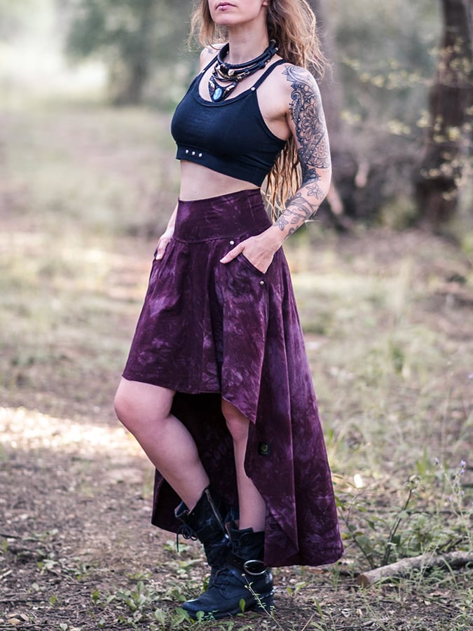 Women's Tie-Dye Vintage Skirt (With Pockets)