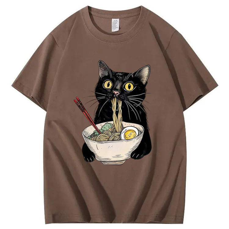 Ramen Cat Foodie Lover T-Shirt