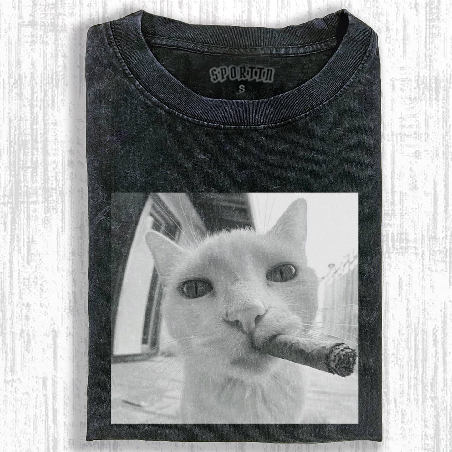 WACKY CAT MEME T-SHIRT