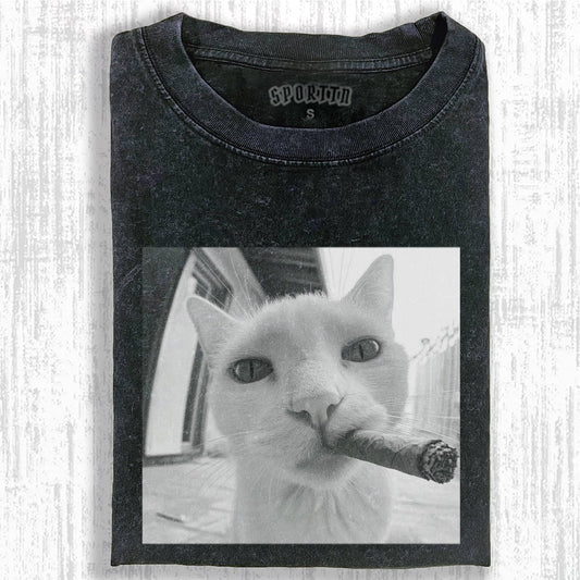 WACKY CAT MEME T-SHIRT