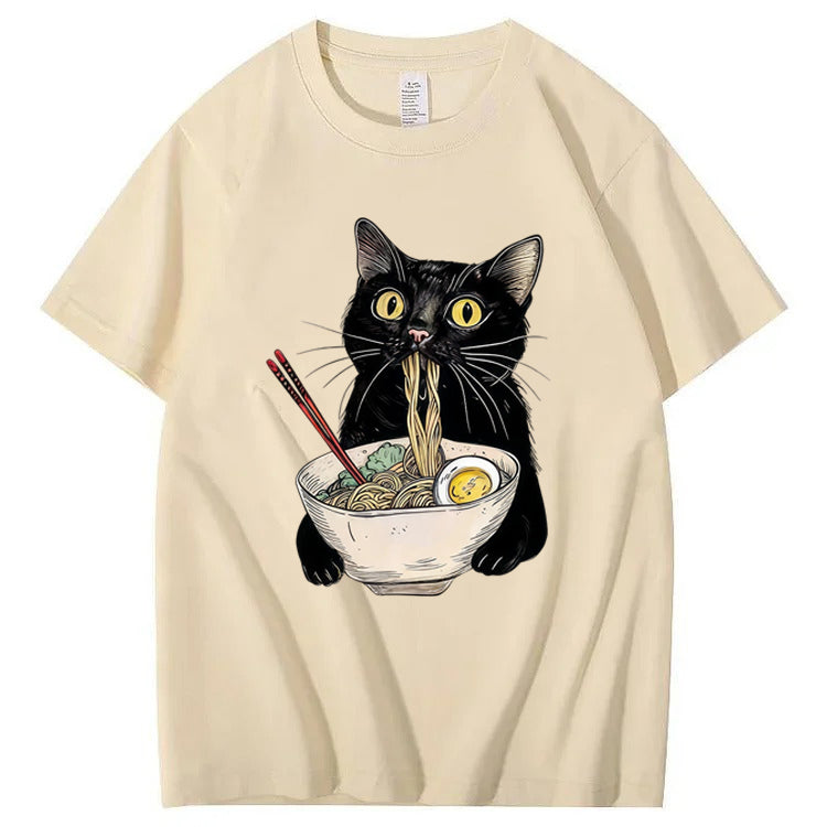 Ramen Cat Foodie Lover T-Shirt