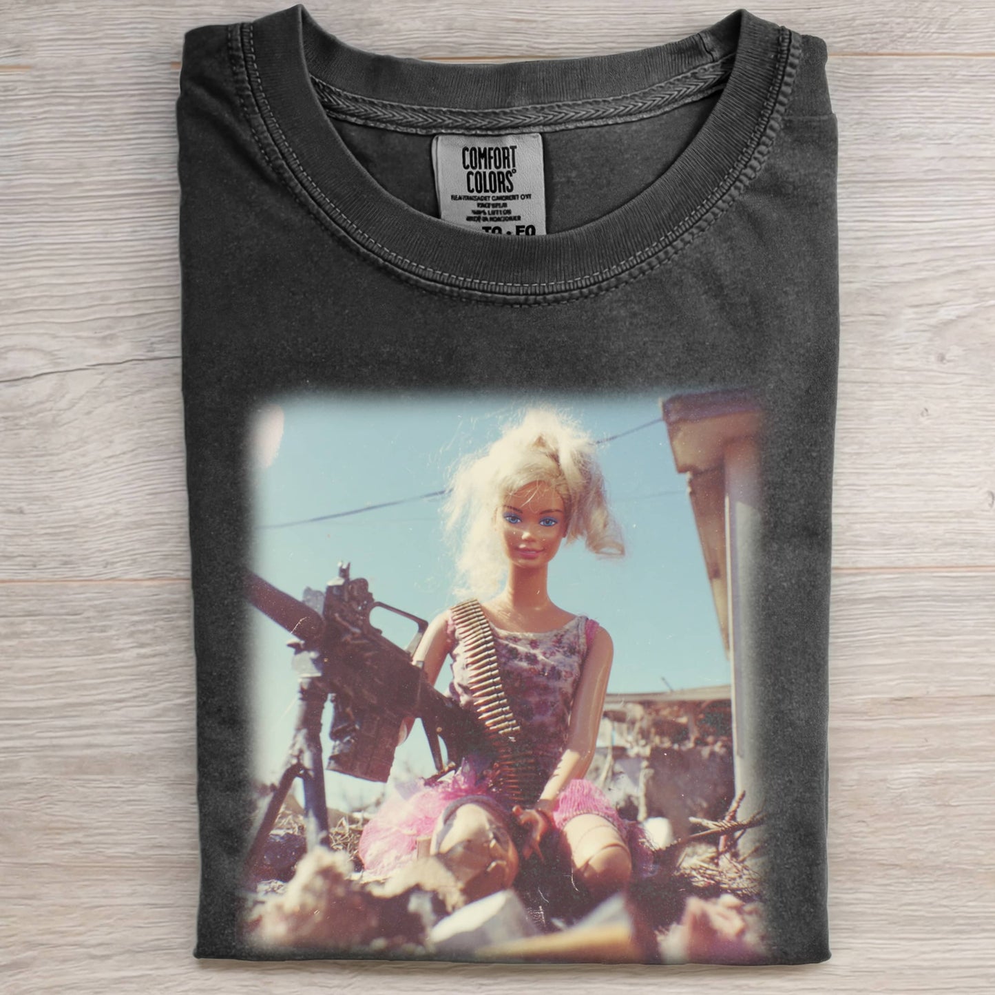 WAR SOLDIER BARBIE GIRL TEE