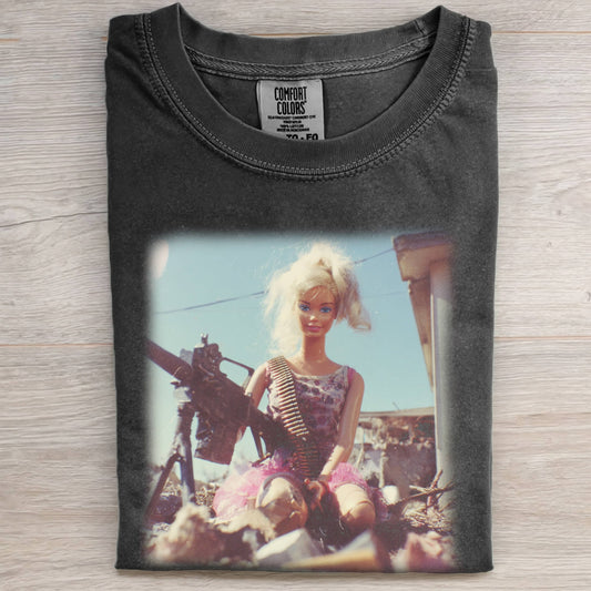 WAR SOLDIER BARBIE GIRL TEE