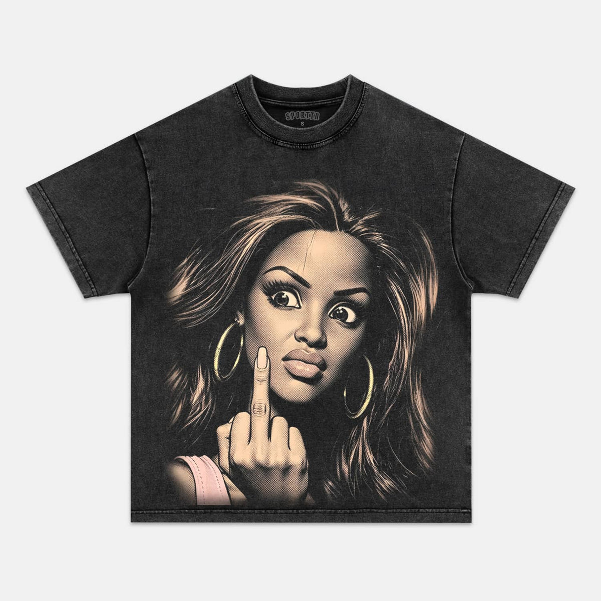 COLLECTIBLE DOLL GIRL FACE MEME TEE