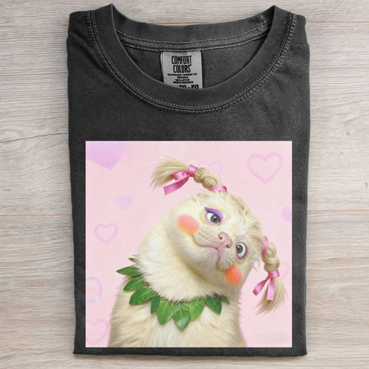 STRANGE CAT FUNNY MEME T-SHIRT