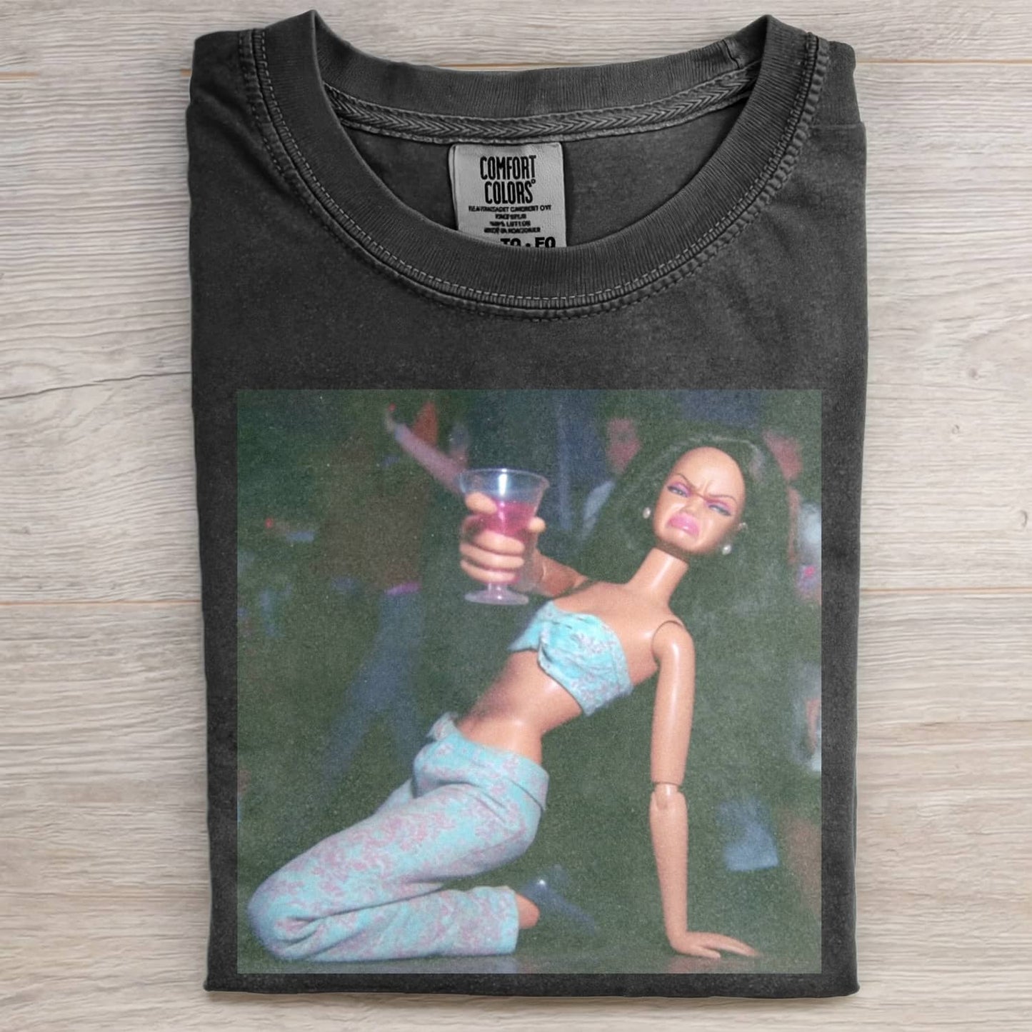PARTY DANCER DOLL GIRL FUNNY MEME TEE