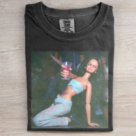 PARTY DANCER DOLL GIRL FUNNY MEME TEE