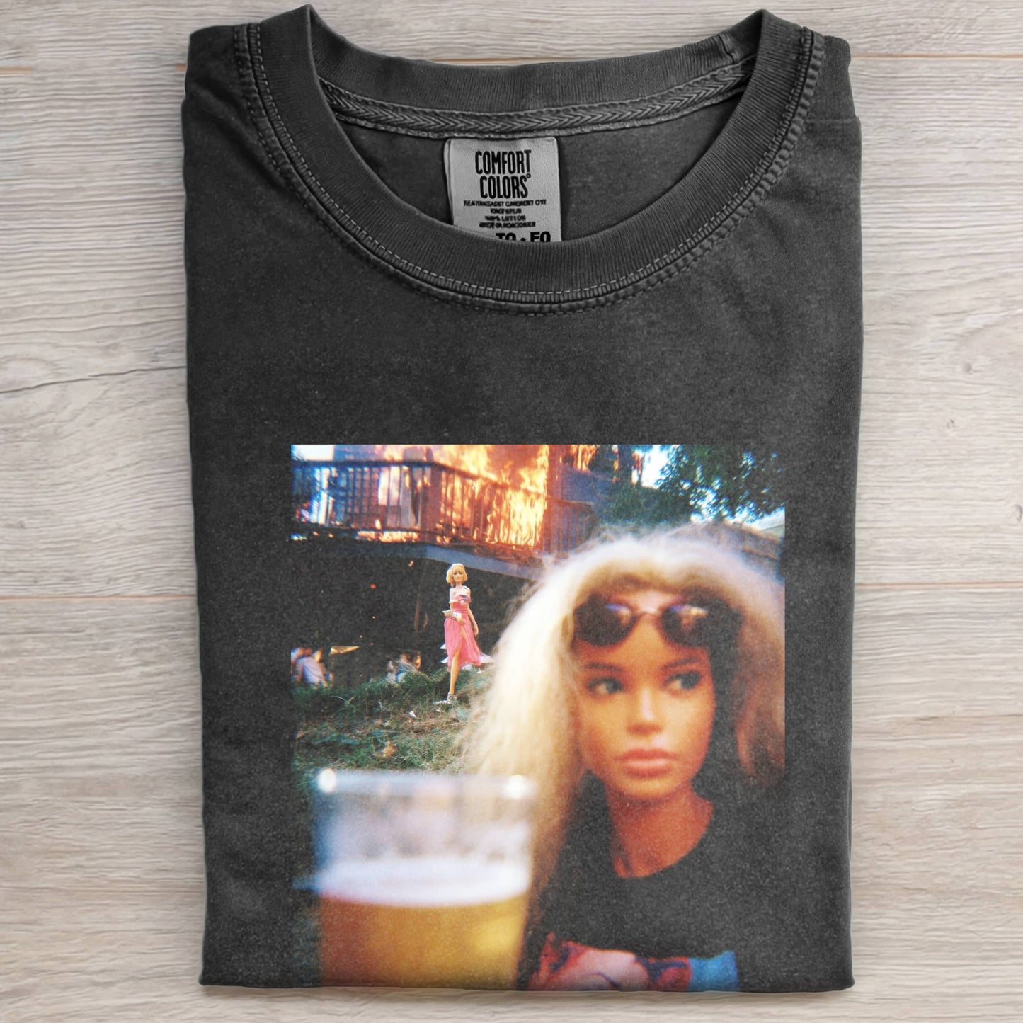 DOLL FACE MEME HEAT WAVE TEE