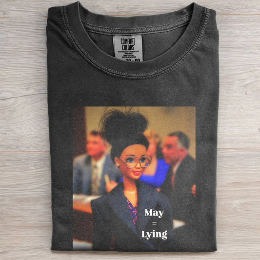 DOLL FACE MEME TATEMENT MAY = LYING TEE
