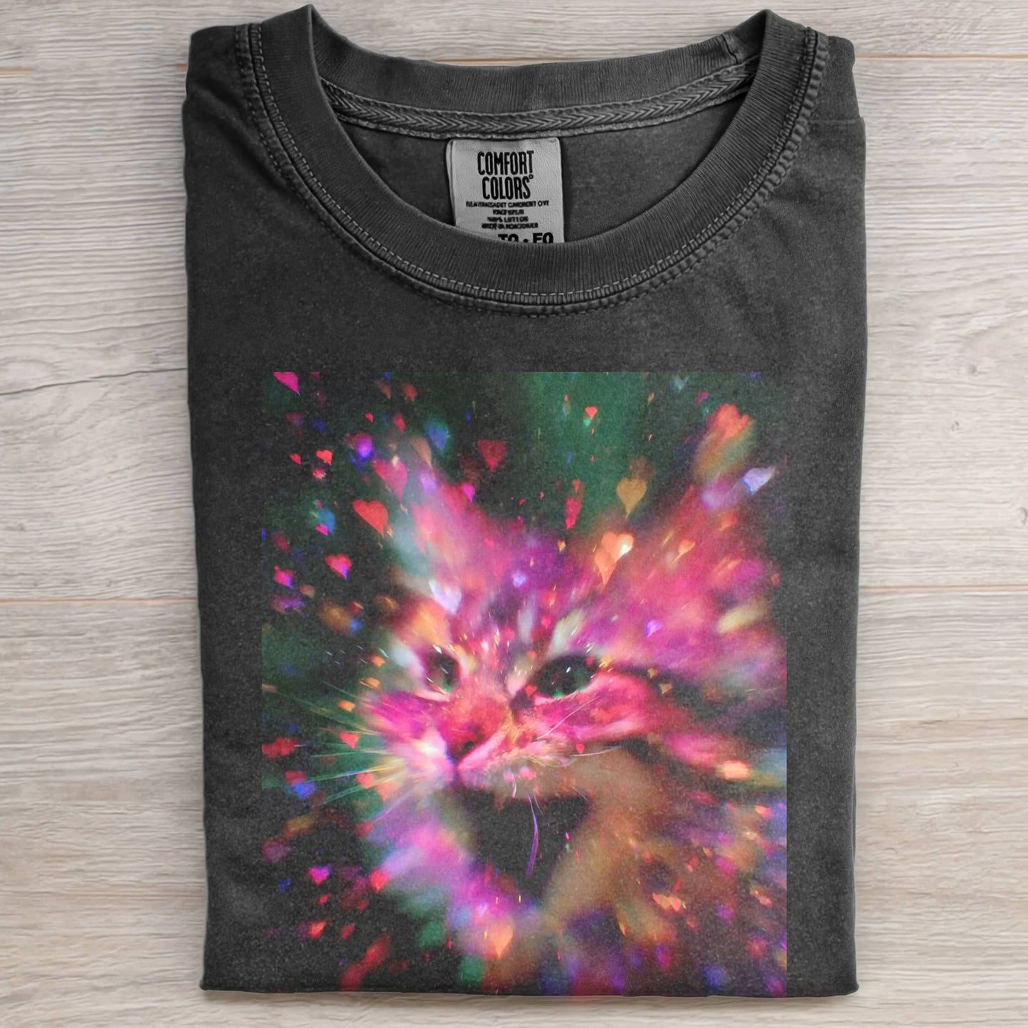 CUTE CAT VALENTINE'S DAY T-SHIRT