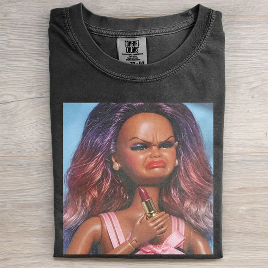 DISGUSTED DOLL GIRL FUNNY MEME TEE