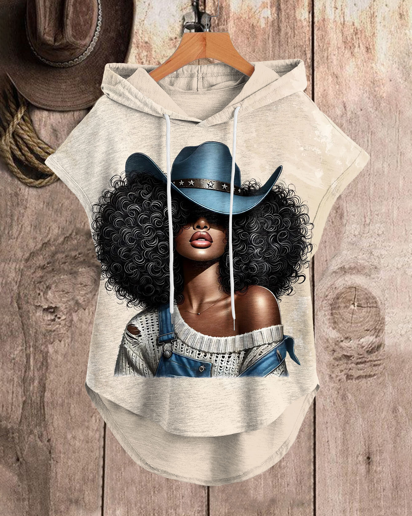 Cowboy Center Music Festival Drawstring Hooded Tee