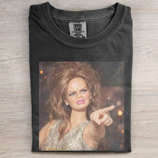 MEAN FACE DOLL GIRL MEME TEE