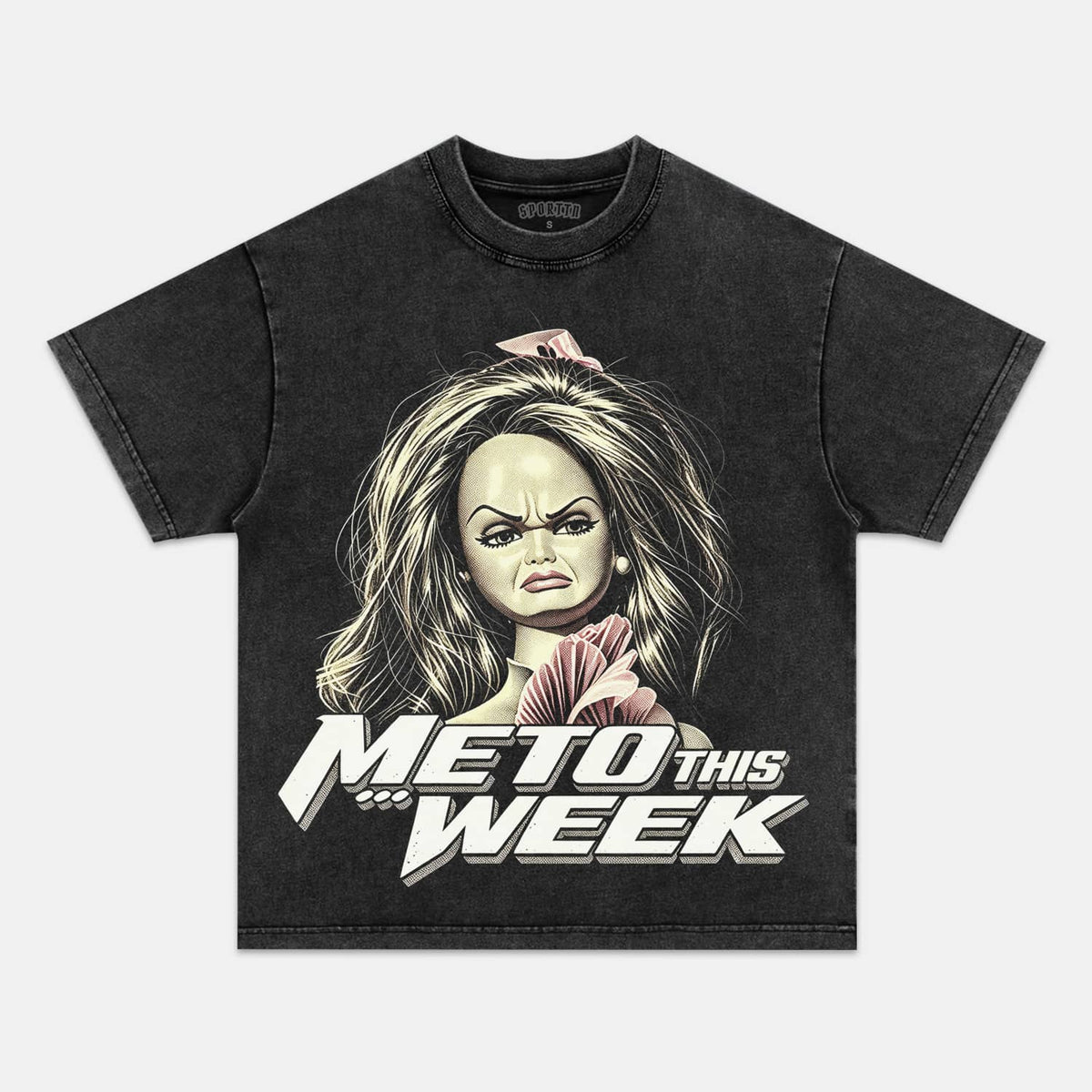 COLLECTIBLE DOLL GIRL FACE MEME TEE