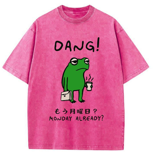 Is It Already Monday Washed T-Shirt