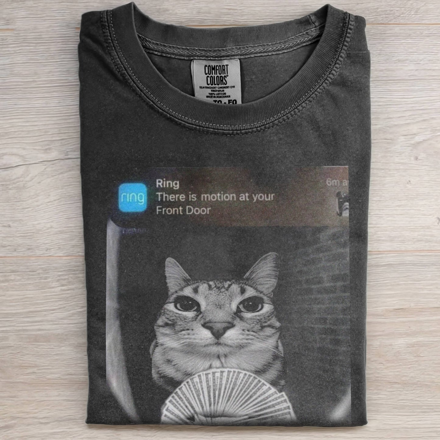 RING CAT WITH MOTION MEME - FUNNY CAT TEE