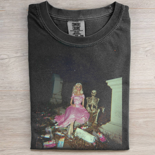 BARBIE RETRO SKULL TEE