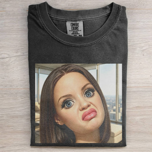 DISGUSTED DOLL GIRL FUNNY MEME TEE