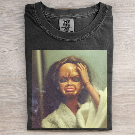 DISGUSTED DOLL BLACK GIRL GIRL FUNNY MEME TEE