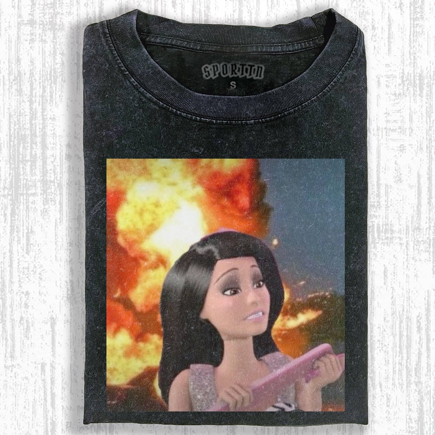 MOOD DOLL GIRL MEME T-SHIRT