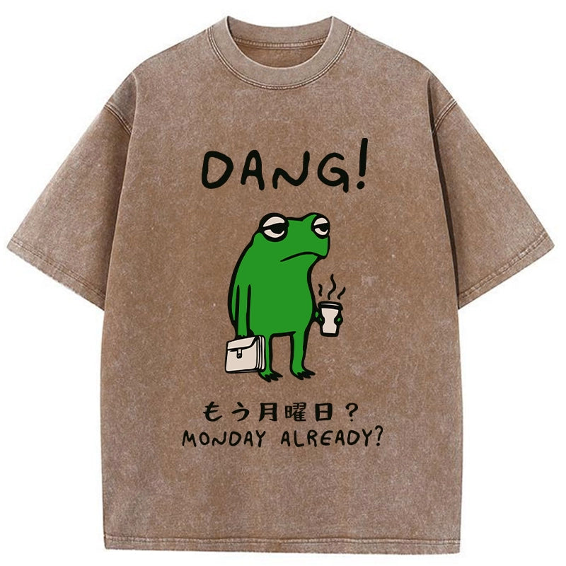 Is It Already Monday Washed T-Shirt