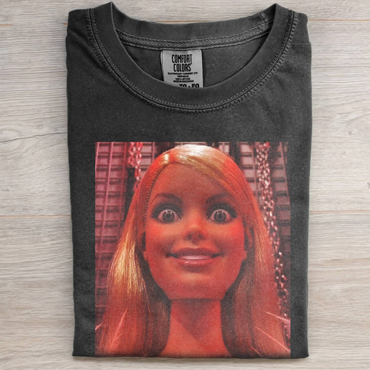 HORROR DOLL FACE MEME TEE