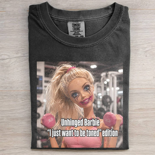 GYM DOLL GIRL FUNNY FACE MEME TEE