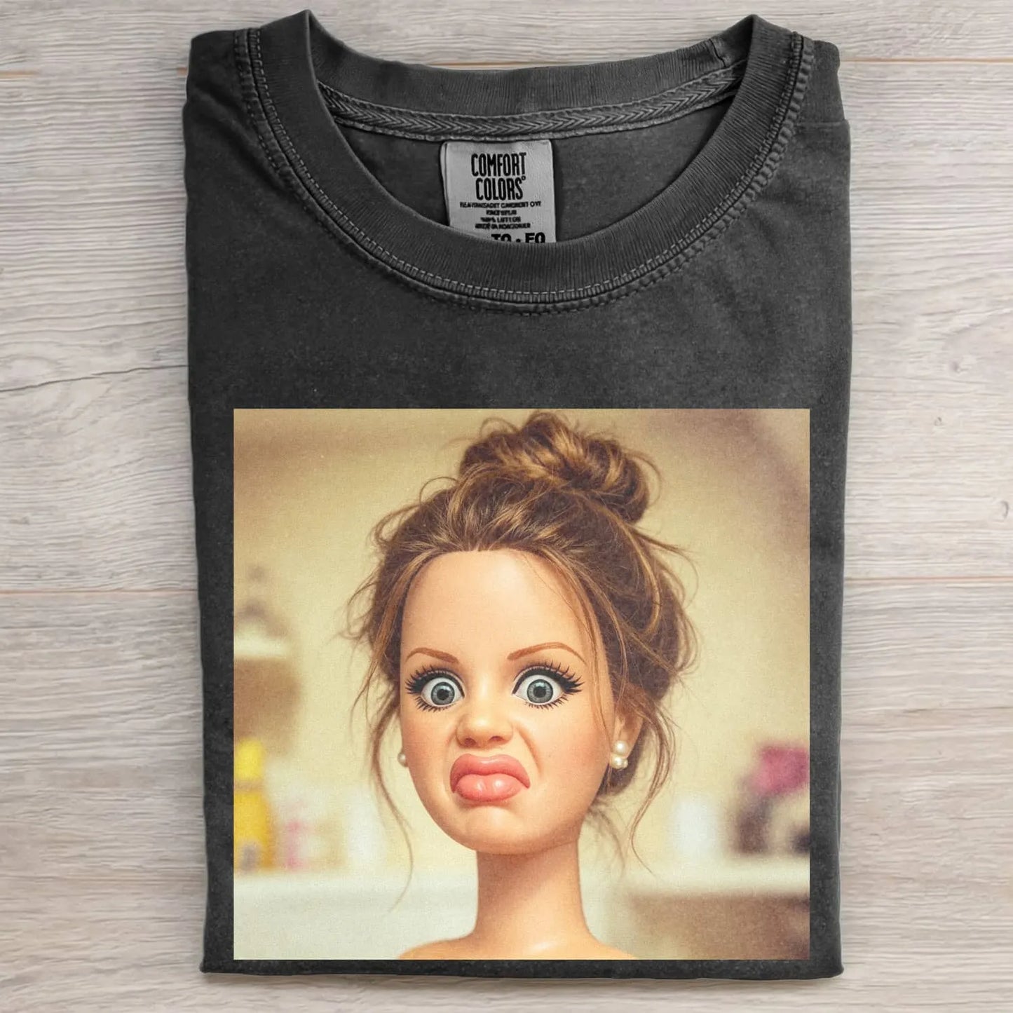 INCREDIBLE DOLL GIRL FUNNY MEME TEE