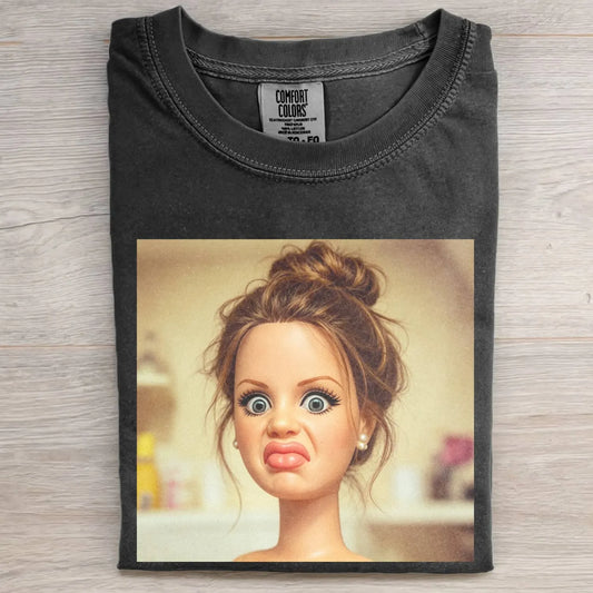 INCREDIBLE DOLL GIRL FUNNY MEME TEE